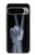 S3101 X-ray doigts Signe de paix Etui Coque Housse pour Google Pixel 9 Pro XL