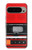 S3204 Rouge Cassette Recorder graphique Etui Coque Housse pour Google Pixel 9 Pro XL