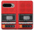 S3204 Rouge Cassette Recorder graphique Etui Coque Housse pour Google Pixel 9 Pro XL