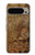 S3456 Papier Steampunk Horloge millésimé Etui Coque Housse pour Google Pixel 9 Pro XL