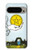 S3722 Carte de tarot Pièces de l'As des Pentacles Etui Coque Housse pour Google Pixel 9 Pro XL