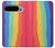 S3799 Arc-en-ciel aquarelle vertical mignon Etui Coque Housse pour Google Pixel 9 Pro XL