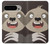 S3855 Dessin animé visage paresseux Etui Coque Housse pour Google Pixel 9 Pro XL
