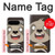 S3855 Dessin animé visage paresseux Etui Coque Housse pour Google Pixel 9 Pro XL
