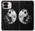 S1372 Lune Yin-Yang Etui Coque Housse pour Google Pixel 9 Pro Fold