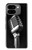 S1672 Rétro Musique Jazz Microphone Etui Coque Housse pour Google Pixel 9 Pro Fold