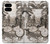 S1681 Dessin steampunk Etui Coque Housse pour Google Pixel 9 Pro Fold