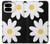 S2315 Fleurs de marguerite blanche Etui Coque Housse pour Google Pixel 9 Pro Fold
