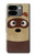 S2825 Mignon raton laveur animé Dessin Etui Coque Housse pour Google Pixel 9 Pro Fold