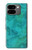 S3147 Aqua Marbre Pierre Etui Coque Housse pour Google Pixel 9 Pro Fold