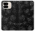 S3153 Noir Roses Etui Coque Housse pour Google Pixel 9 Pro Fold