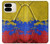 S3306 Colombie Drapeau de football graphique Millésime Etui Coque Housse pour Google Pixel 9 Pro Fold