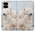 S3373 Famille d'ours polaire Etui Coque Housse pour Google Pixel 9 Pro Fold