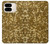 S3388 Imprimer or Glitter Graphic Etui Coque Housse pour Google Pixel 9 Pro Fold