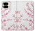 S3707 Fleur de cerisier rose fleur de printemps Etui Coque Housse pour Google Pixel 9 Pro Fold