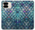 S3809 Écaille de poisson sirène Etui Coque Housse pour Google Pixel 9 Pro Fold