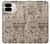 S3819 Papier Vintage rétro Etui Coque Housse pour Google Pixel 9 Pro Fold