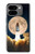 S3859 Bitcoin à la Lune Etui Coque Housse pour Google Pixel 9 Pro Fold