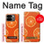 S3946 Motif orange sans couture Etui Coque Housse pour Google Pixel 9 Pro Fold