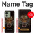 S0575 Tigre Visage Etui Coque Housse pour Motorola Edge (2023), Edge 40