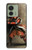 S0796 Japon Rouge Samurai Etui Coque Housse pour Motorola Edge (2023), Edge 40