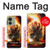 S0863 De feu crâne Etui Coque Housse pour Motorola Edge (2023), Edge 40