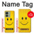 S1146 Sourire Soleil Jaune Etui Coque Housse pour Motorola Edge (2023), Edge 40