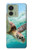 S1377 Océan tortue de mer Etui Coque Housse pour Motorola Edge (2023), Edge 40