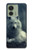 S1516 Loup blanc Etui Coque Housse pour Motorola Edge (2023), Edge 40