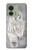 S1566 Milou Blanc Chouette Chouette Etui Coque Housse pour Motorola Edge (2023), Edge 40