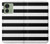 S1596 Noir et blanc rayé Etui Coque Housse pour Motorola Edge (2023), Edge 40