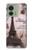 S2211 Carte postale de Paris Tour Eiffel Etui Coque Housse pour Motorola Edge (2023), Edge 40