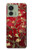 S2414 Rouge Fleur amandier Van Gogh Etui Coque Housse pour Motorola Edge (2023), Edge 40