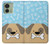 S2669 Mignon os chien pattes Dessin animé Etui Coque Housse pour Motorola Edge (2023), Edge 40