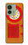 S2780 Radio bakélite orange millésimé Etui Coque Housse pour Motorola Edge (2023), Edge 40
