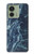 S2799 Lumière Bleu Marbre Pierre Imprimé Graphique Etui Coque Housse pour Motorola Edge (2023), Edge 40
