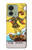 S2810 Carte Tarot Le Fou Etui Coque Housse pour Motorola Edge (2023), Edge 40