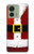 S2846 Costume de Noël Père Noël Rouge Etui Coque Housse pour Motorola Edge (2023), Edge 40
