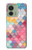 S2947 Bonbons Minimal Couleurs pastel Etui Coque Housse pour Motorola Edge (2023), Edge 40