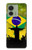 S2981 Brésil Football Football Etui Coque Housse pour Motorola Edge (2023), Edge 40