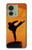 S3024 Kung Fu Karate Combattant Etui Coque Housse pour Motorola Edge (2023), Edge 40