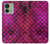 S3051 Rose Sirène écailles de poisson Etui Coque Housse pour Motorola Edge (2023), Edge 40