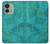 S3147 Aqua Marbre Pierre Etui Coque Housse pour Motorola Edge (2023), Edge 40