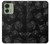 S3153 Noir Roses Etui Coque Housse pour Motorola Edge (2023), Edge 40 S3153 Noir Roses Etui Coque Housse pour Motorola Edge (2023), Edge 40