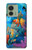 S3227 Monde sous-marin Dessin animé Etui Coque Housse pour Motorola Edge (2023), Edge 40 S3227 Monde sous-marin Dessin animé Etui Coque Housse pour Motorola Edge (2023), Edge 40
