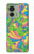 S3273 Fleur Ligne Motif Art Etui Coque Housse pour Motorola Edge (2023), Edge 40