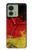 S3303 Allemagne Drapeau graphique Football Millésime Etui Coque Housse pour Motorola Edge (2023), Edge 40