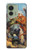 S3331 Peter Paul Rubens Tigre und Lowenjagd Etui Coque Housse pour Motorola Edge (2023), Edge 40