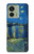 S3336 Van Gogh Nuit étoilée sur le Rhône Etui Coque Housse pour Motorola Edge (2023), Edge 40