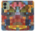 S3341 Paul Klee Raumarchitekturen Etui Coque Housse pour Motorola Edge (2023), Edge 40
